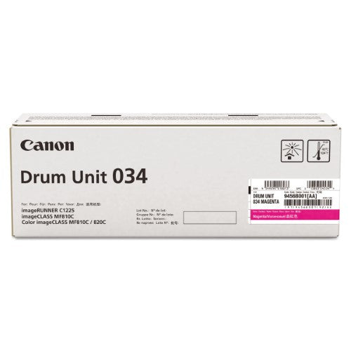 CANON DRUM UNIT 034 MAGENTA - FOR IMAGECLASS MF820CDN AND MF810CDN - FULL YIELD