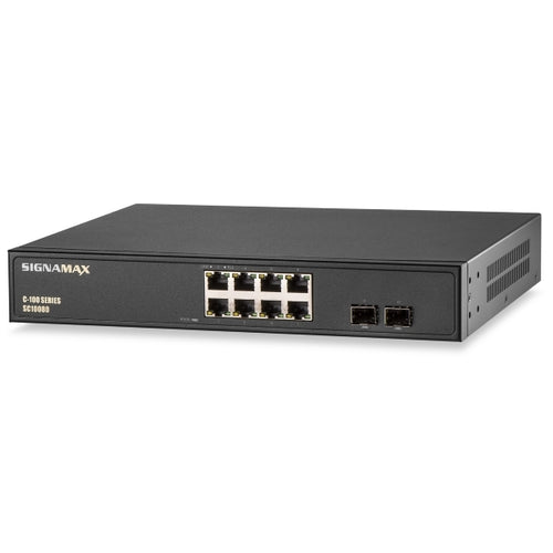 C-100 8 Port Gigabit PoE+ Switch
