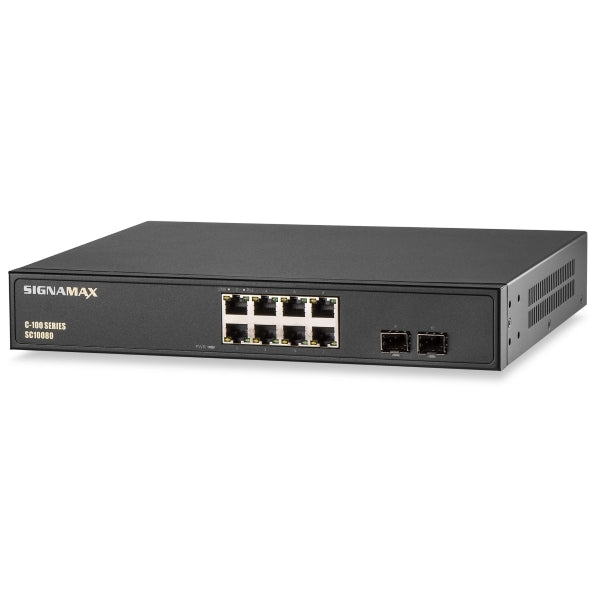 C-100 8 Port Gigabit PoE+ Switch
