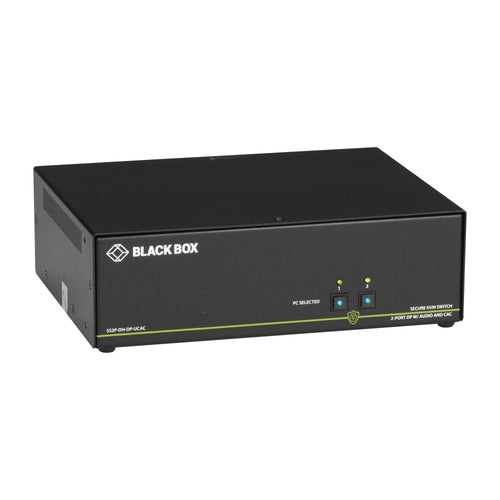 SECURE NIAP 3.0 KVM SWITCH - DUAL-HEAD, DISPLAYPORT, CAC, 4K, 2-PORT
