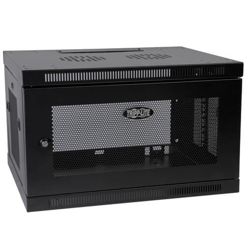 Tripp Lite 6U Wall Mount Rack Enclosure Server Cabinet Switch Depth Deep