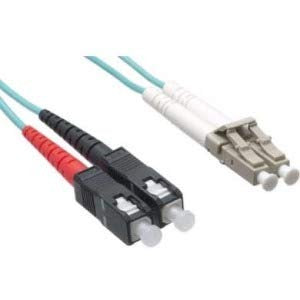 AXIOM LC/SC MULTIMODE DUPLEX OM4 50/125 FIBER OPTIC CABLE 60M - TAA COMPLIANT