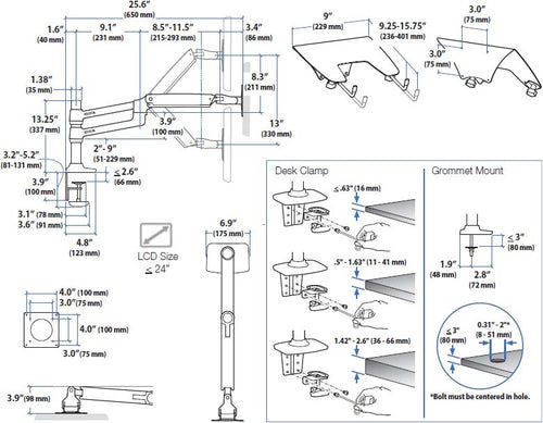 LX Dual Stacking Arm