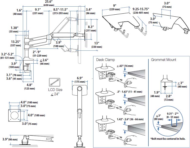 LX Dual Stacking Arm