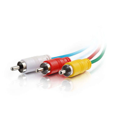 C2G 50ft Plenum-Rated Composite Video with Stereo Audio Cable with Low Profile Connectors composite video cable 600