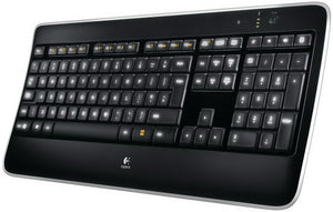 Logitech K800 keyboard RF Wireless Black