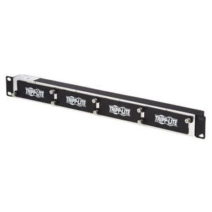 HIGH-DENSITY COPPER/FIBER ENCLOSURE MINI PANEL, 1U, 4-CASSETTE CAPACITY