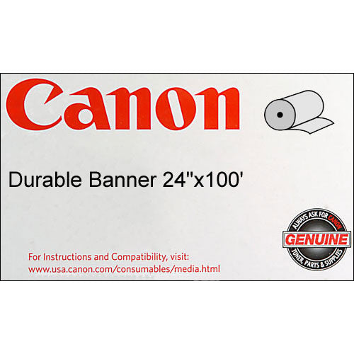 DURABLE MATTE PLOLY BANNER 24INX100FT 1 ROLL/ BOX