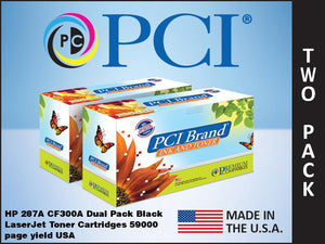 PCI REMAN HP 827A CF300A 2-PK TONERS 59K