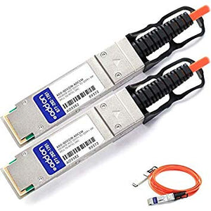 ADDON DELL AOC-SFP-10G-1M TO INTEL E40GQSFPSR COMPATIBLE 40GBASE-AOC QSFP+ TO QS