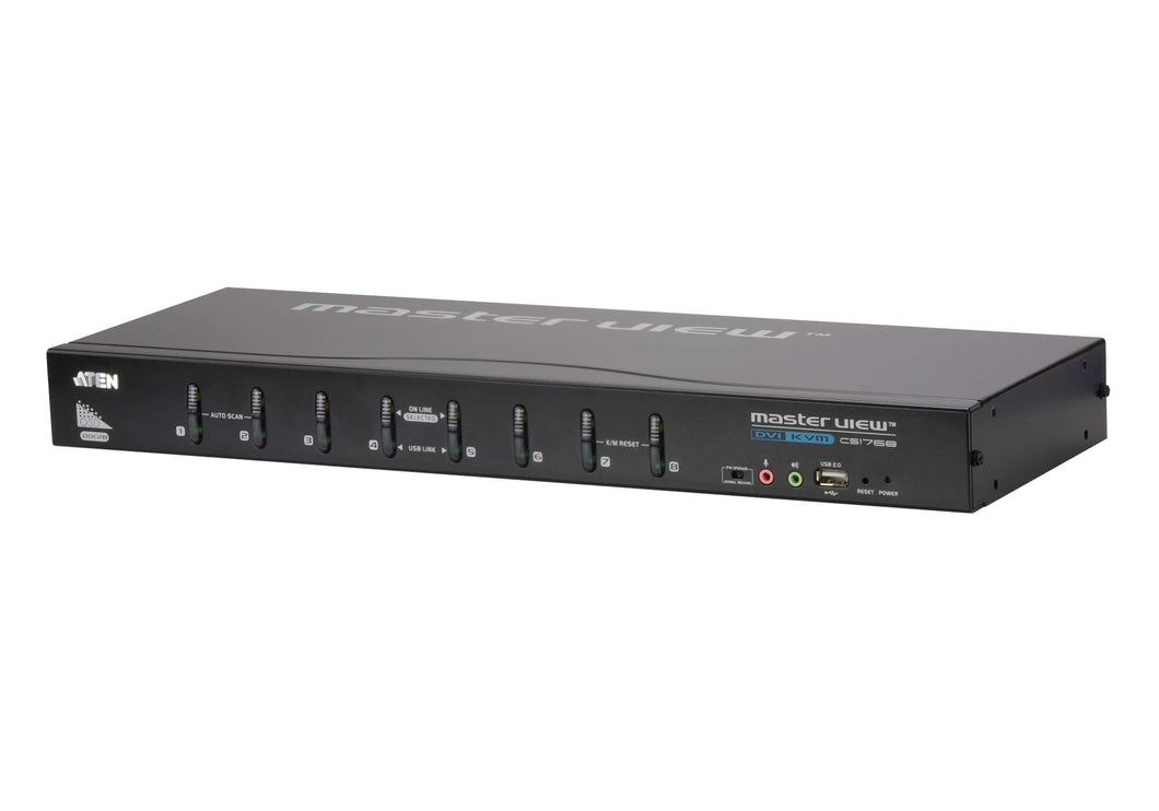 8PORT 1CONSOLE USB VGA DVI