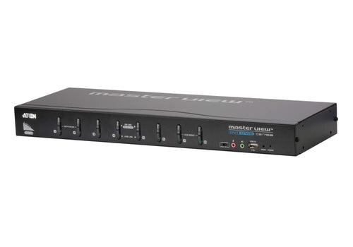 8-PORT DVI KVM SWITCH WITH AUDIO
