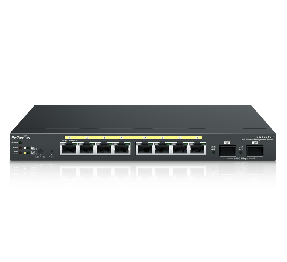 EWS SWITCH WITH 8GE POE 2GE