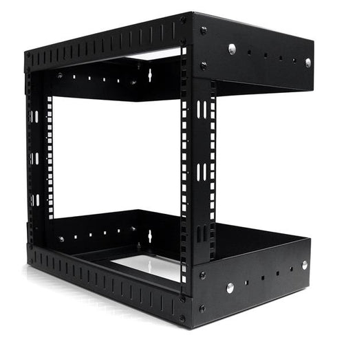 StarTech.com RK812WALLOA rack 134.9 lbs (61.2 kg) Wall mounted rack 8U Black