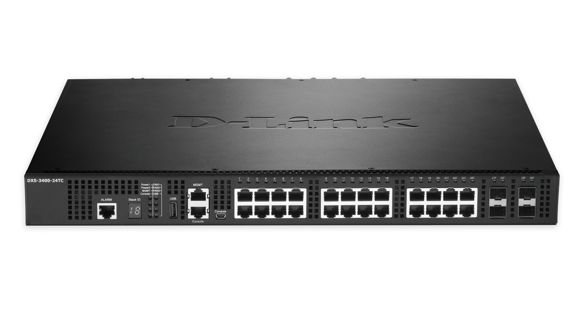D-Link Network DXS-3400-24SC 24PT L2+ Fully Managed 10GbE SFP+ Switch Retail