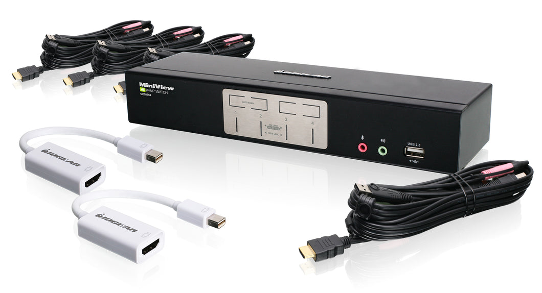 4PORT HDMI KVMP SWITCH WITH