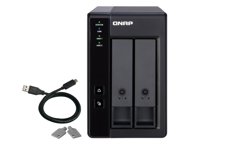 2-BAY 3.5 SATA HDD USB 3.1 GEN2 10GBPS