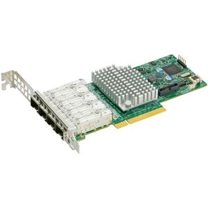 Supermicro Accessory AOC-STG-I4S -port 10Gbe Standard LP Intel XL710-AM1 with SFP+ Retail