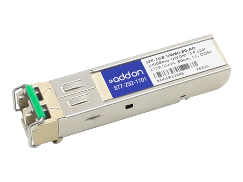 ADDON MSA COMP 1000BASE-DWDM TAA XCVR
