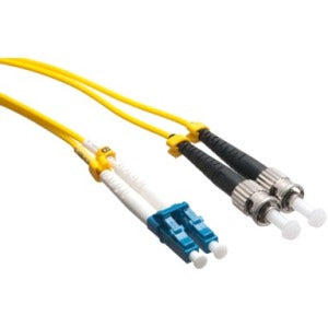 AXIOM LC/ST SINGLEMODE DUPLEX OS2 9/125 FIBER OPTIC CABLE 100M