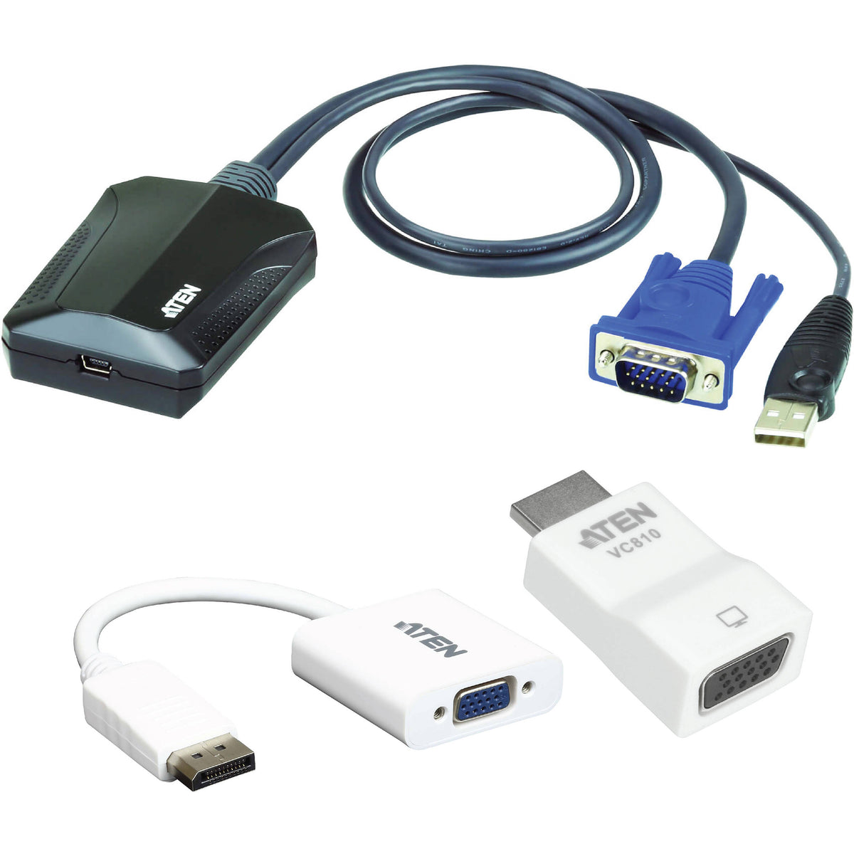 PORTABLE LAPTOP USB CONSOLE CV211KIT01-INCLUDES 1X CV211,1X VC925,AND 1X VC810