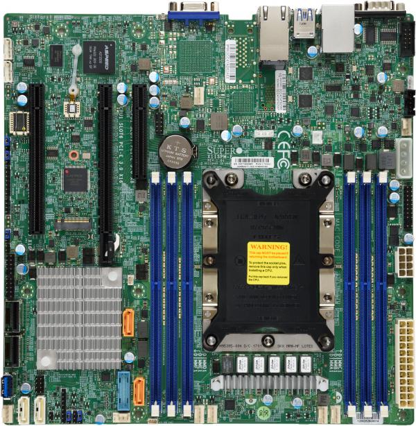 Supermicro Motherboard MBD-X11SPM-F-O Xeon Single Socket S3647 C621 Max.768GB PCI Express mATX Retail