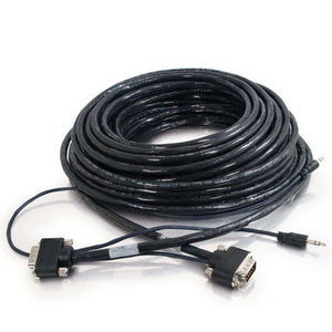 C2G 40178 video cable adapter 600" (15.2 m) VGA (D-Sub) + 3.5mm Black