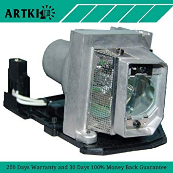 REPLACEMENT PROJECTOR LAMP WITH OEM BULB FOR DELL 1210S REPLACES 317-2531, 4YNTF
