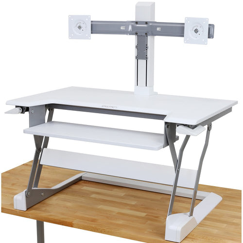 WorkFit Dual Monitor Kit WHT