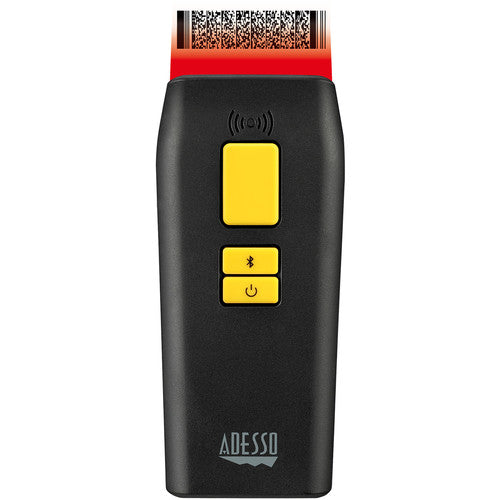 ADESSO PORTABLE POCKET SIZE BLUETOOTH 2D/1D LONG RANGE BARCODE SCANNER WITH DETA