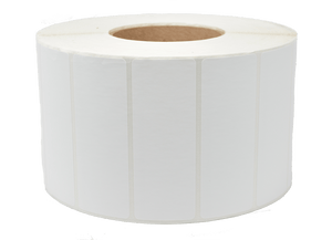 HONEYWELL-INTERMEC MEDIA, CONSUMABLES, FANTASTOCK 1, THERMAL TRANSFER POLY LABEL, 3" X 1", 3" CORE, 8"OD, PERF, 5333 LPR, 4RPC, PRICED PER CASE