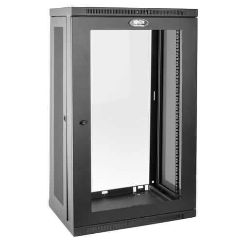 TRIPP LITE 21U WALL MOUNT RACK ENCLOSURE SERVER CABINET WITH ACRYLIC GLASS WINDO