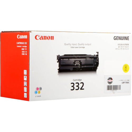 CANON CARTRIDGE 332 YELLOW TONER - FOR CANON IMAGECLASS LBP7780CDN - CRG332 Y -
