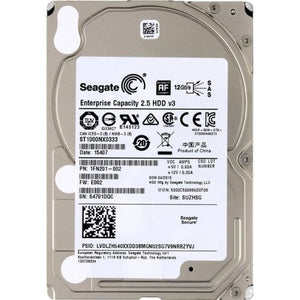 SEAGATE 1TB EXOS 7E2000 HDD 512E SAS 2.5 7200 128MB