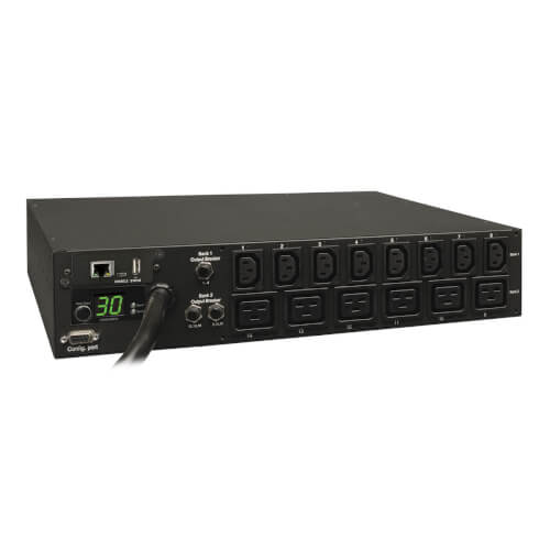 EATON 5.5KW SINGLE-PHASE SWITCHED PDU - LX INTERFACE, 208/230V OUTLETS (8 C13 &