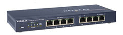 Netgear ProSafe 8 Port 10/100 Fast Ethernet Switch with 4 port Power-Over-Ethernet (PoE)