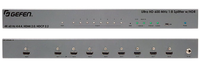 4K Ultra HD 600 MHz  Splitter