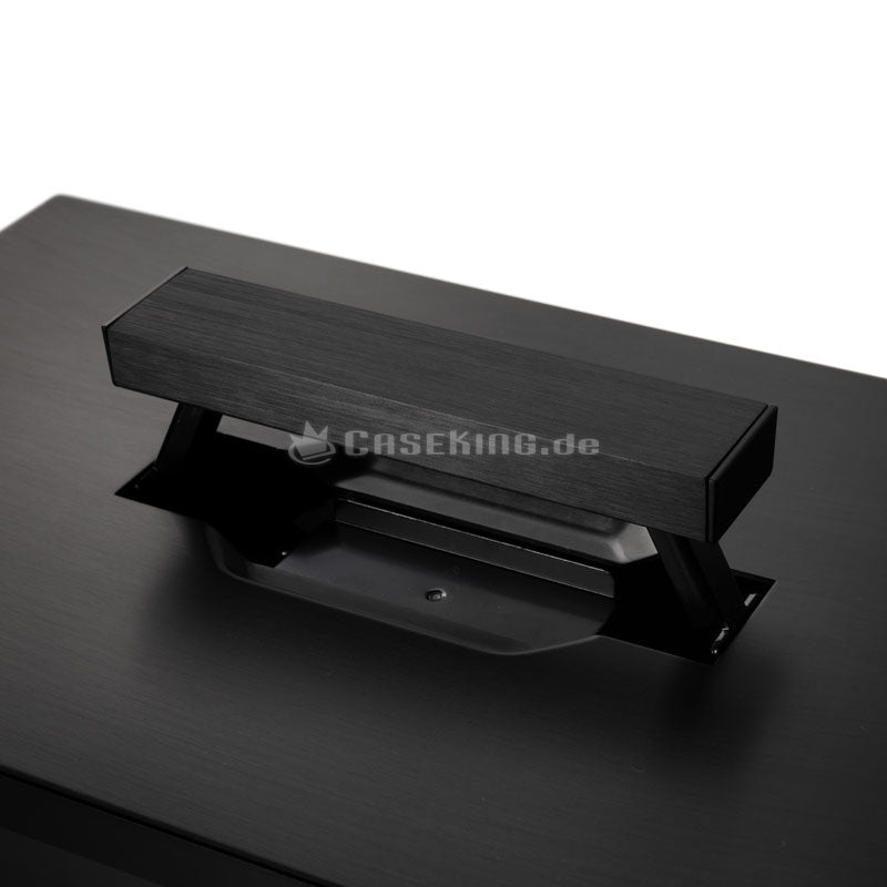 Lian-Li Case TU150WA Silver Tempered Glass 2x2.5 or 1x2.5/1x3.5 mini-ITX Retail
