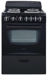 Avanti 24" Electric Range Blk