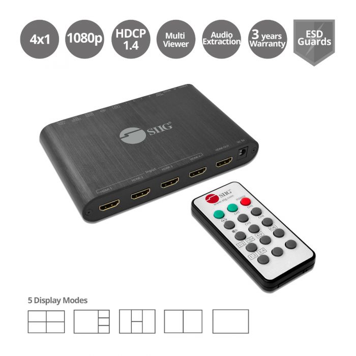 4X1 HDMI SEAMLESS QUAD-SPLIT