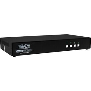 SECURE KVM SWITCH 4-PORT DVI + AUDIO NIAP PP3.0 CERTIFIED W/ CAC