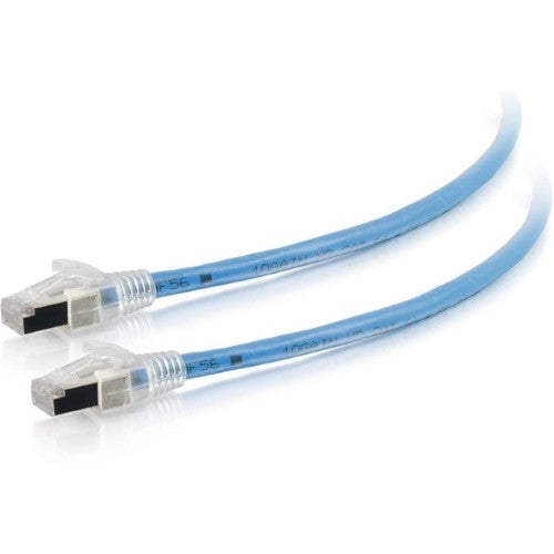 C2G 50FT HDBASET CERTIFIED CAT6A CABLE WITH DISCONTINUOUS SHIELDING - PLENUM CMP