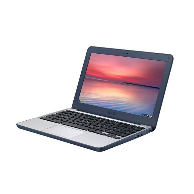 ASUS Chromebook C202SA-YS02 11.6 inch Intel Celeron N3060 1.6GHz/ 4GB LPDDR3/ 16GB eMMC + TPM/ USB3.0/ Chrome Notebook (Dark Blue)