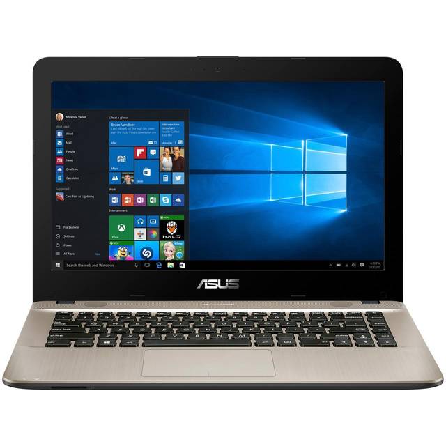 ASUS VivoBook F441BA-ES91 14.0 inch AMD A9-9420 3.0GHz/ 8GB DDR4/ 1TB HDD/ USB3.1/ Windows 10 Notebook (Chocolate Black/Gold)