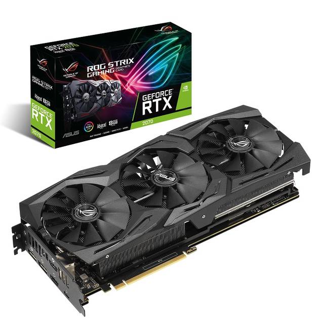 Asus NVIDIA ROG Strix GeForce RTX 2070 Advanced Edition 8GB GDDR6 2HDMI/2DisplayPort/USB Type-C  PCI-Express Video Card