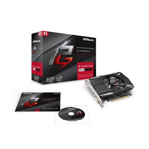 ASRock Phantom Gaming Radeon RX550 2GB GDDR5 DVI/HDMI/DisplayPort PCI-Express Video Card