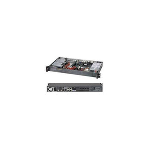 Supermicro SuperChassis CSE-504-203B 200W Mini 1U Rackmount Server Chassis (Black, OPEN BOX)