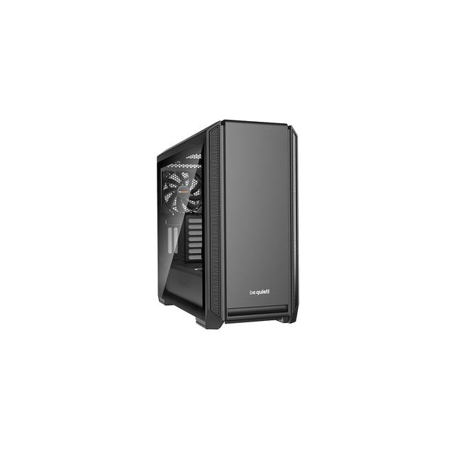 be quiet! Silent Base 601 BLACK Mid-Tower ATX Computer Case w/ Window, Two 140mm Fans, 10mm Extra Thick insulation mats (BGW26)