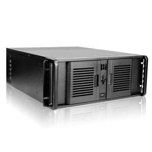 iStarUSA D Storm D-400-P No Power Supply 4U Compact Stylish Rackmount Server Chassis (Black)