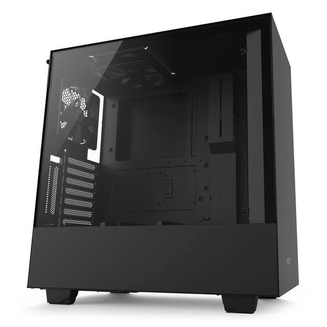 NZXT H500i No Power Supply ATX Mid Tower w/ Lighting and Fan Control (Matte Black)
